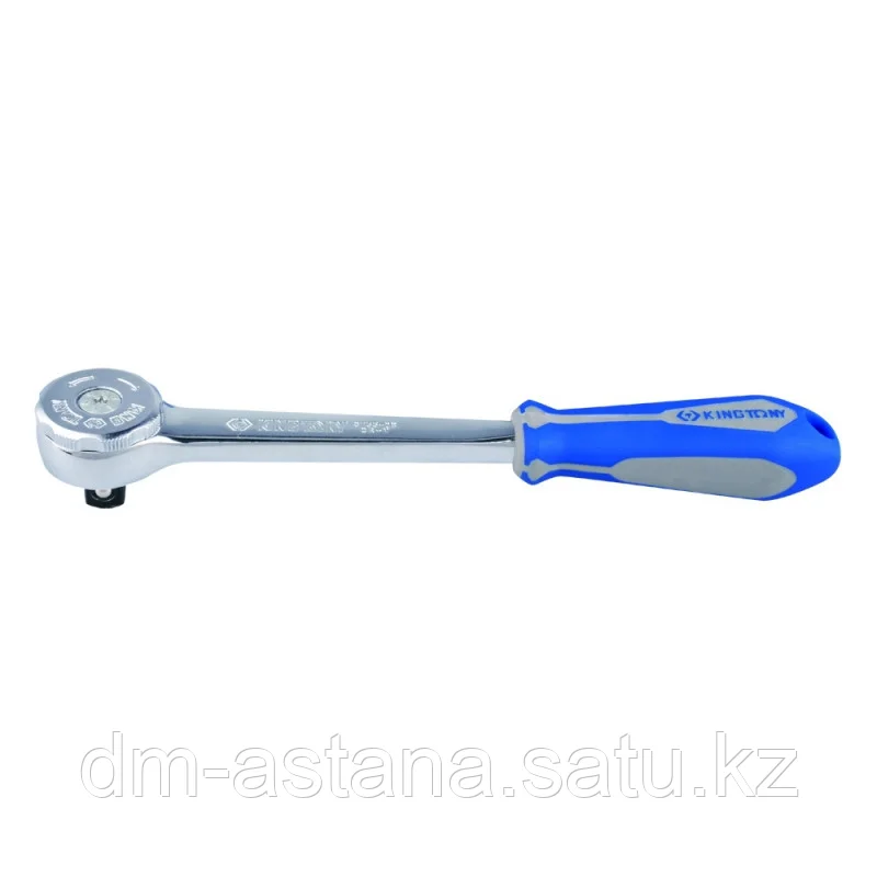 KING TONY Трещотка 3/8", 200 мм, 72 зубца, дисковый механизм KING TONY 3755-08G