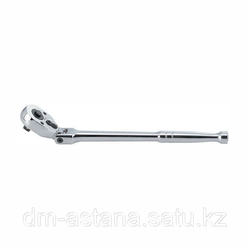 KING TONY Трещотка 3/8", 290 мм, 32 зубца, флажковая с кнопкой, шарнирная KING TONY 3781-11P