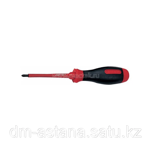 KING TONY Отвертка крестовая Pozidriv №1, 100 мм, диэлектрическая KING TONY 14780104