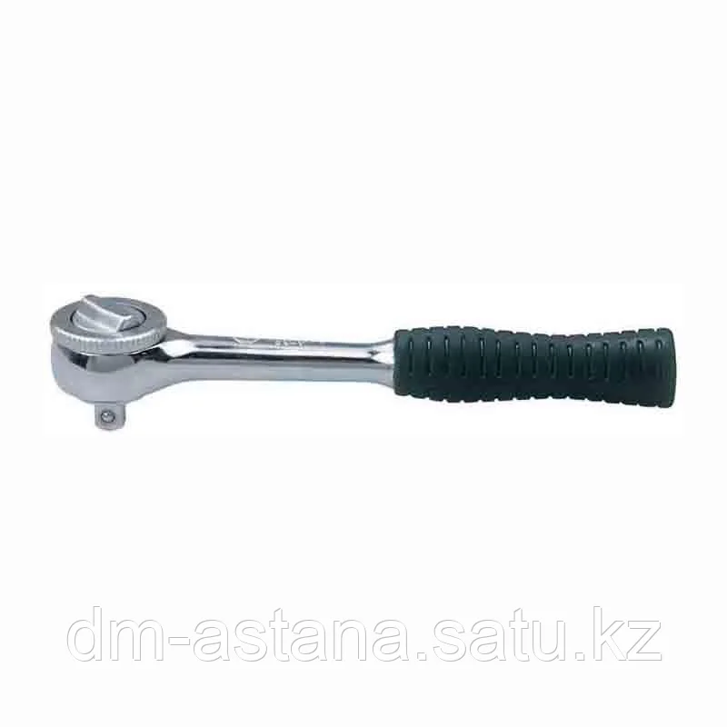 KING TONY Трещотка 1/4", 140 мм, 24 зубца, дисковый механизм KING TONY 2725-55G