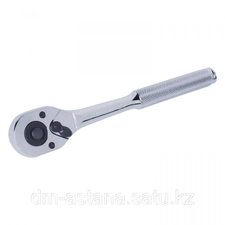 KING TONY Трещотка 3/8", 200 мм, 32 зубца, флажковая с кнопкой KING TONY 3761-08F