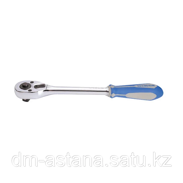 KING TONY Трещотка 1/2", 250 мм, 32 зубца, флажковая с кнопкой KING TONY 4762-10G