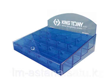 KING TONY Стенд для вставок (бит), 20 отделений KING TONY 87352