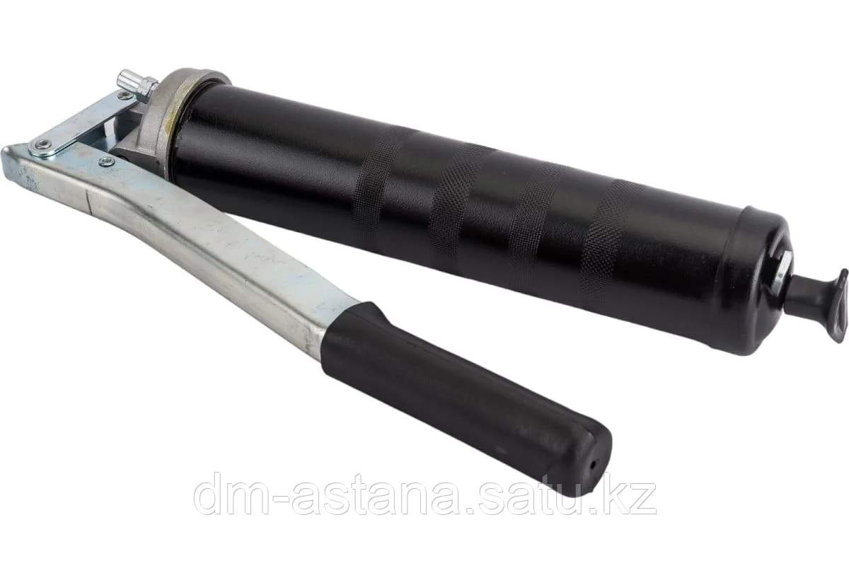 Рычажный шприц 500 см3, 1/8" BSPT, 690 бар, гибкий шланг с проф. 4-х лепестковым фитингом