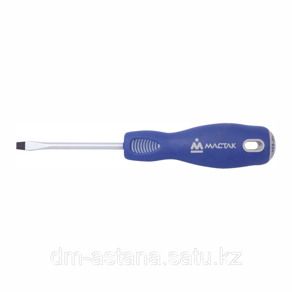 Отвертка шлицевая Slotted 4.0х100 мм, держатель МАСТАК 040-40100H
