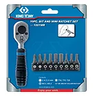 Набор вставок (бит) с трещоткой 1/4", TORX, HEX, PH, 10 предметов KING TONY 1001MR