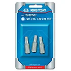 Набор вставок (бит) 1/4", TORX, Т20, Т25, Т30, 3 предмета KING TONY 1003TQ01