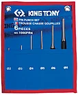 Набор выколоток, чехол из теторона, 6 предметов KING TONY 1006PRN