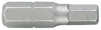 Вставка (бита) торцевая 1/4", HEX, 6 мм, L = 25 мм KING TONY 102506H