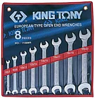 Набор рожковых ключей, 6-22 мм, 8 предметов KING TONY 1108MR