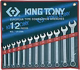 Набор комбинированных ключей, 8-22 мм, 12 предметов KING TONY 1212MR