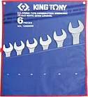 Набор комбинированных ключей, 34-50 мм, чехол из теторона, 6 предметов KING TONY 1296MRN