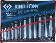 Набор накидных ключей, 6-32 мм, 12 предметов KING TONY 1712MR