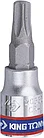 Насадка (бита) торцевая 1/4", TORX T8, L = 37 мм KING TONY 203308