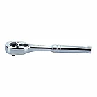 Трещотка 1/4", 140 мм, 24 зубца, флажковая с кнопкой KING TONY 2761-55P