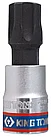 Насадка (бита) торцевая 3/8", TORX PLUS, IPR60, L = 50 мм, 5-ти лучевой KING TONY 302D60