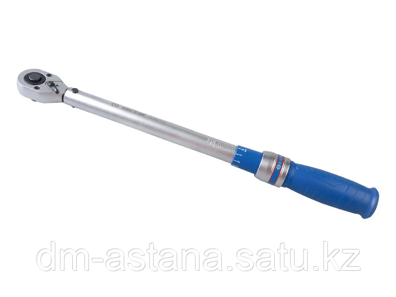 Динамометрический ключ серии "LIGHT", 1/2", 50-350 Нм, для левой и правой резьбы, футляр KING TONY 34464-2FG