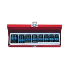 Набор ударных торцевых головок 1/2", шестигранные, 10-24 мм, 8 предметов KING TONY 4408MP